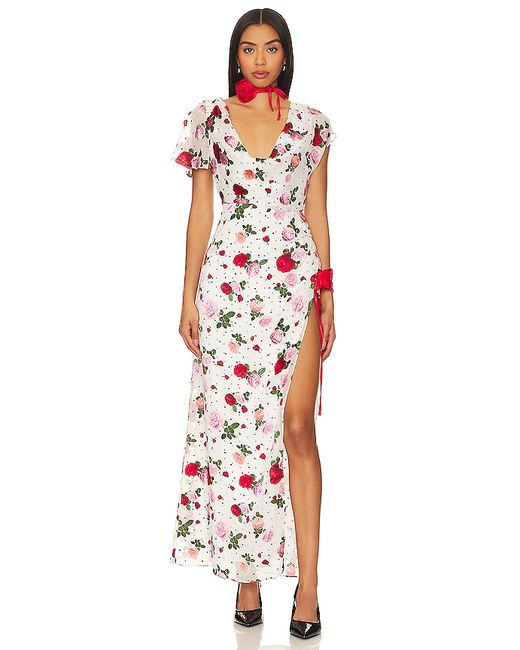 For Love and Lemons Maybelle Maxi Dress also XS.