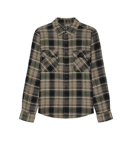 Brixton Bowery Flannel Black. also