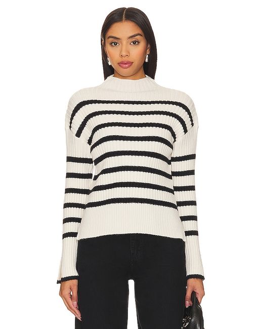 Line & Dot Sunday Stripe Sweater White.