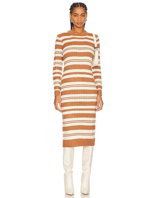 Line & Dot Duo Striped Sweater Dress L
