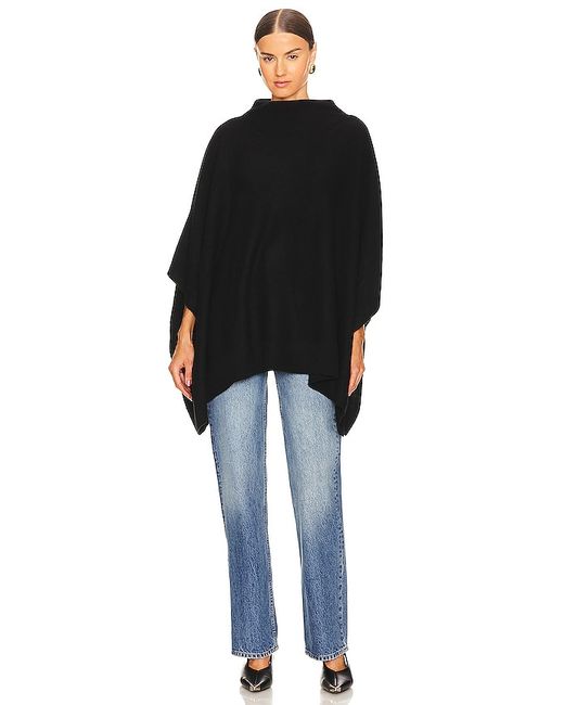 Vince Funnel Neck Boiled Cashmere Knit Poncho
