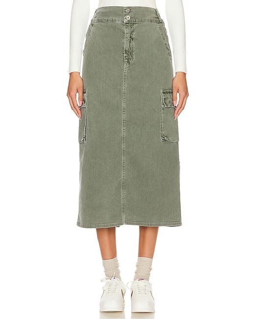 Nsf Ivy Long Cargo Skirt Sage. also