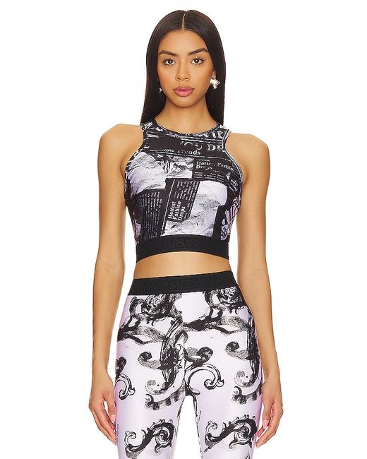 Versace Jeans Couture Crop Top White.