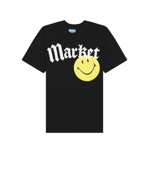 market Smiley Gothic T-shirt L 1X.