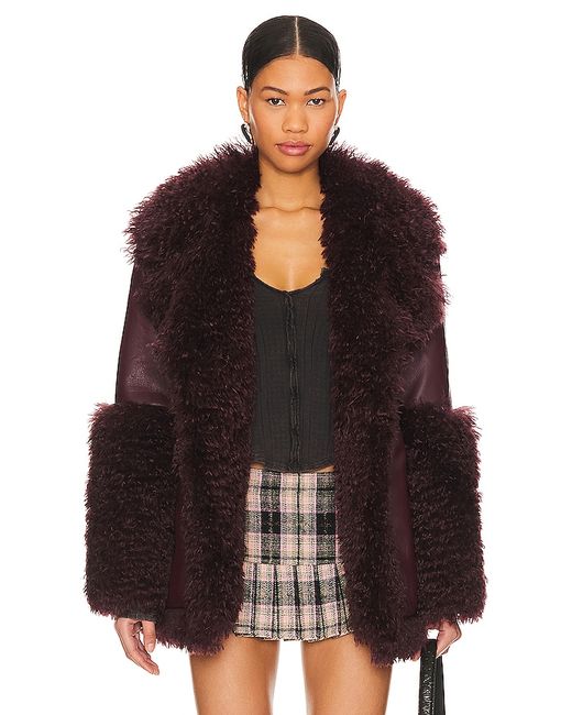 OW Collection Thora Faux Fur Jacket