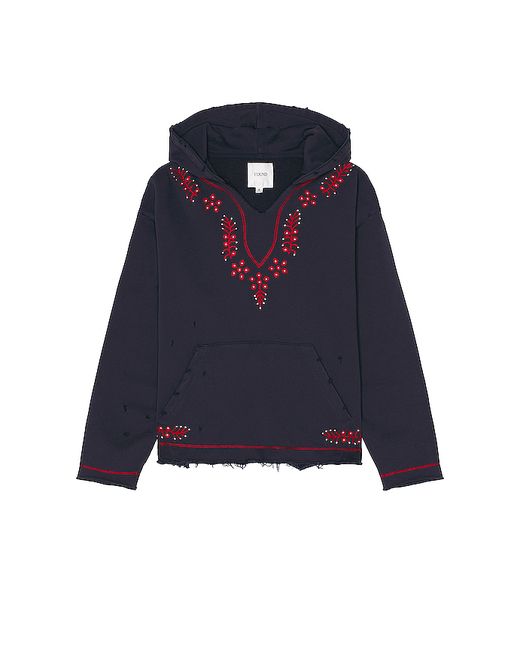 Found Paisley Embroidered Hoodie 1X.