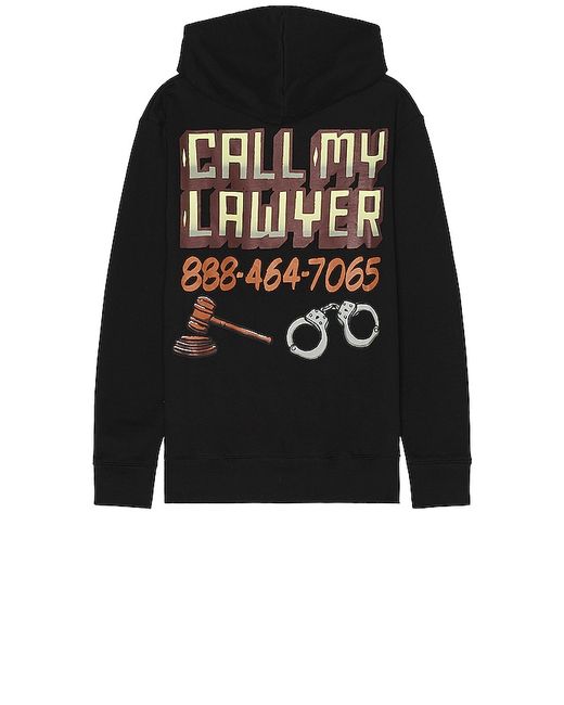 market Call My Lawyer Sign Hoodie L 1X.