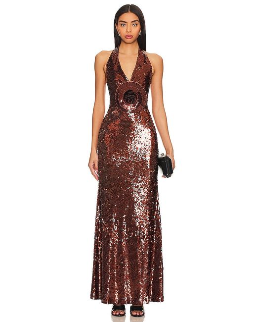 The Bar Grayson Gown Chocolate. also