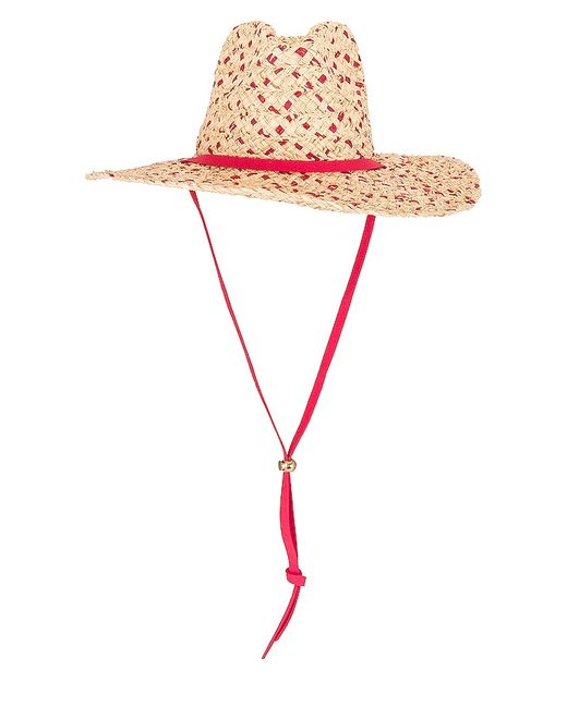 Lele Sadoughi Tina Two-tone Straw Hat Neutral.