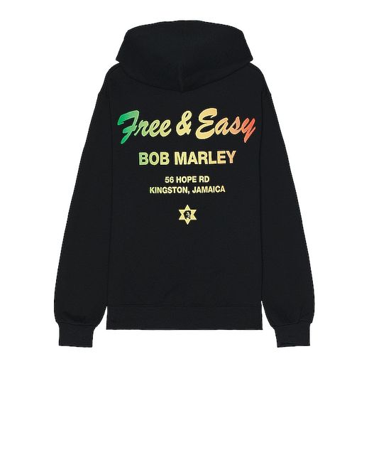 Free & Easy Bob Marley Kingston Town Hoodie 1X.