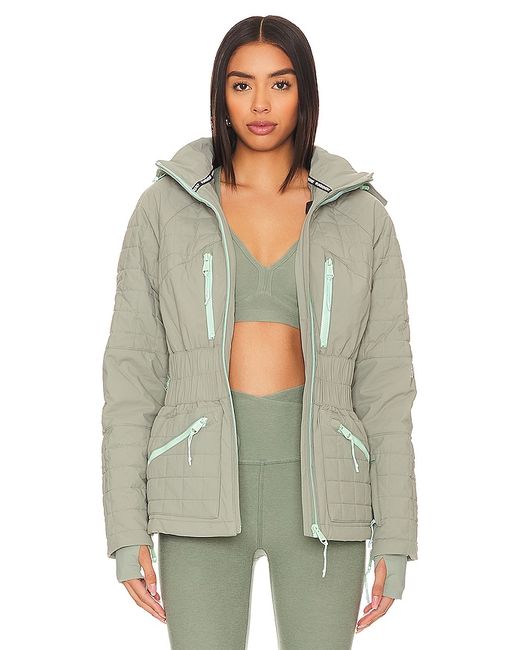 Free People X FP Movement All Prepped Ski Jacket Greyed Olive