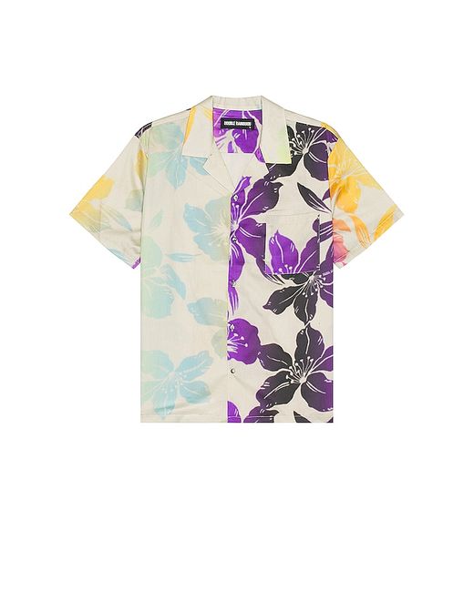 Double Rainbouu Short Sleeve Hawaiian Shirt 1X.
