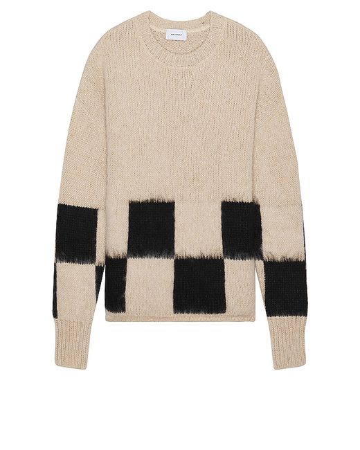 Askyurself Brushed Checkered Knit Sweater 1X.