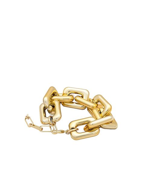 Amber Sceats Chunky Chain Bracelet Metallic