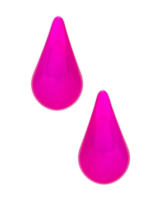 8 Other Reasons Droplet Earring Fuchsia.