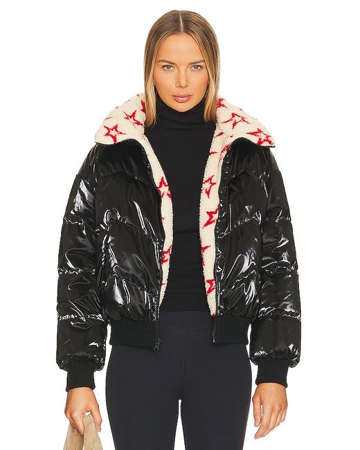 Perfect Moment Reversible Metallic Faux Shearling Jacket also