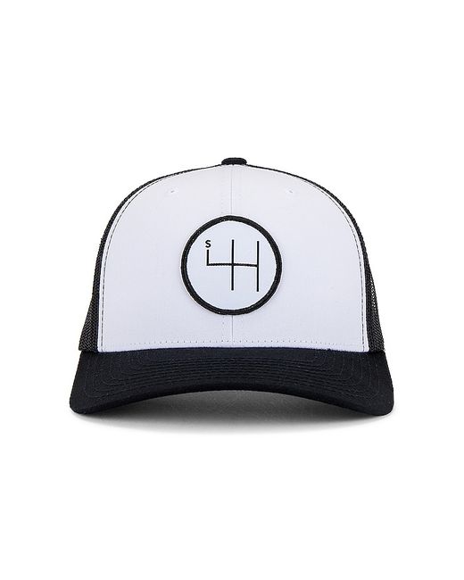 Standard H Shift Logo Trucker Hat White.