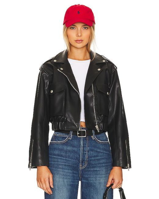 Blank NYC Faux Leather Moto Jacket S M L.