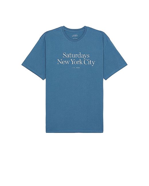 Saturdays NYC Miller Standard Short Sleeve Tee 1X.
