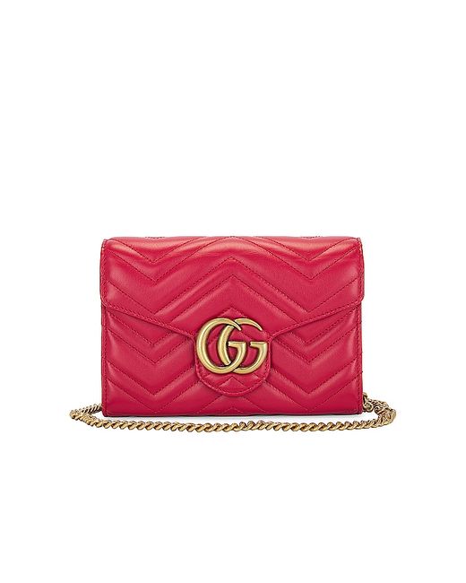 FWRD Renew Gucci GG Marmont Wallet On Chain Bag
