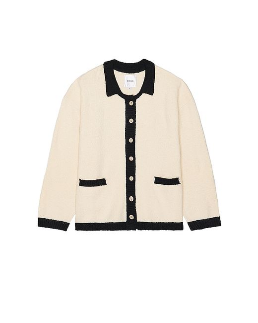 Found Contrast Collar Knitted Cardigan 1X.