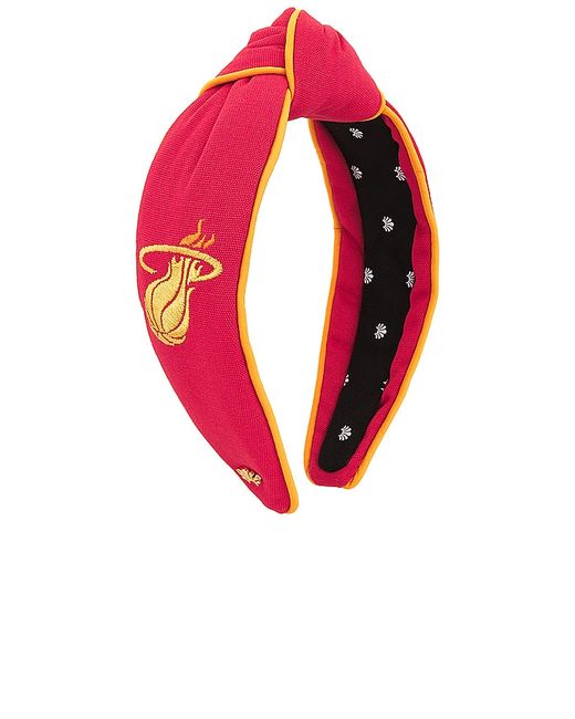 Lele Sadoughi x NBA Miami Heat Embroidered Headband