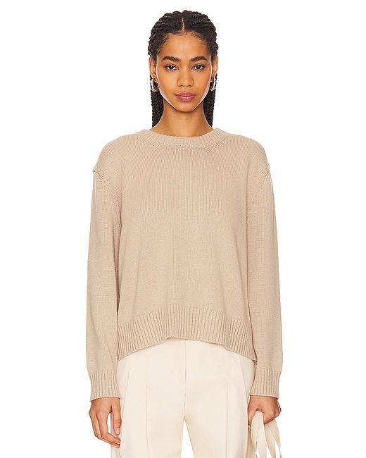Enza Costa Chunky Cotton Long Sleeve Crew also L