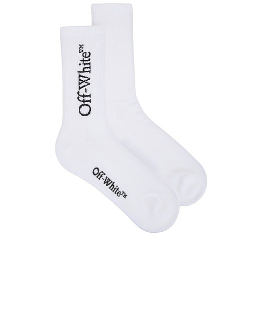 Off-White Mid Bookish Calf Socks