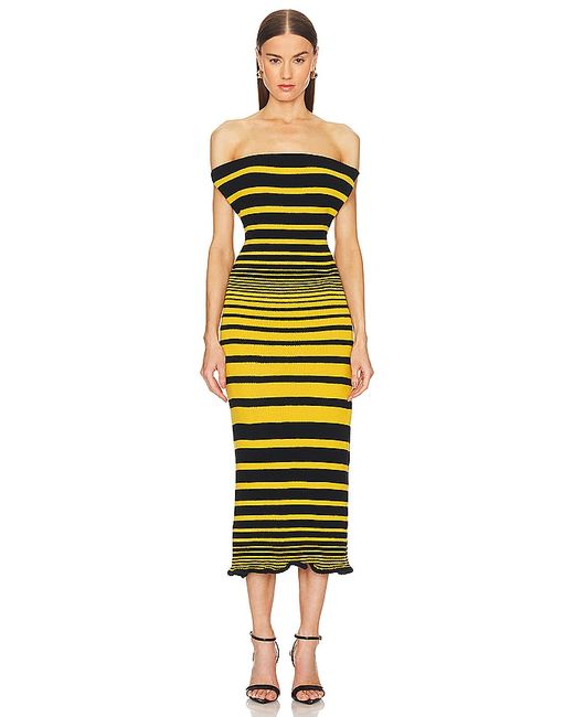 George Trochopoulos Caterpillar Midi Dress