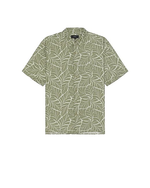 Vince Knotted Leaves Short Sleeve Shirt 1X.