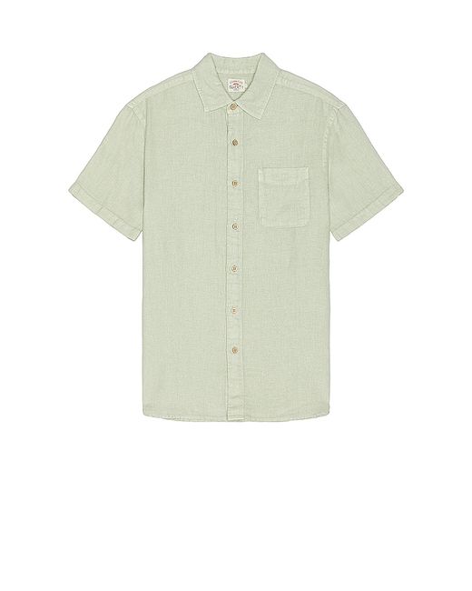 Faherty Short Sleeve Linen Laguna Shirt L 1X.