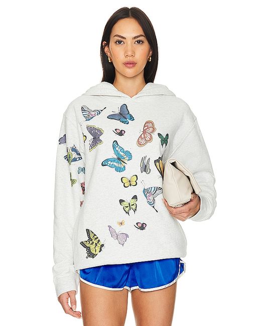 Stay Cool Butterfly Hoodie Light Grey. also L.