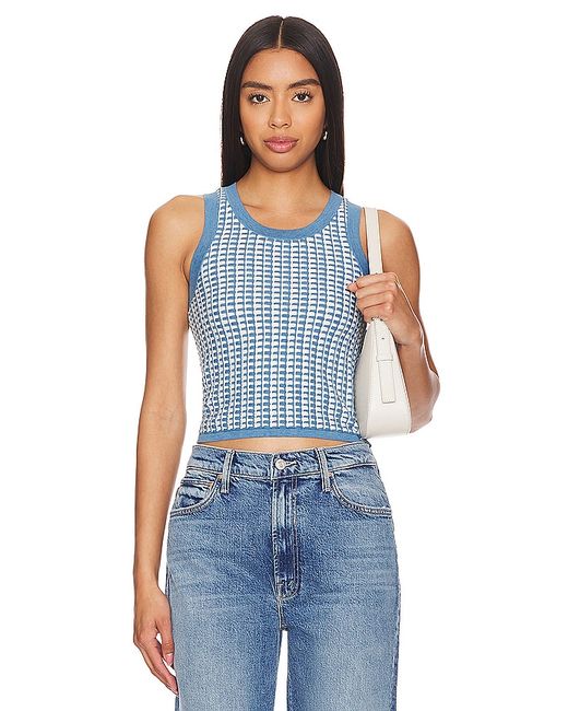 Guest in Residence Gingham Tank Top