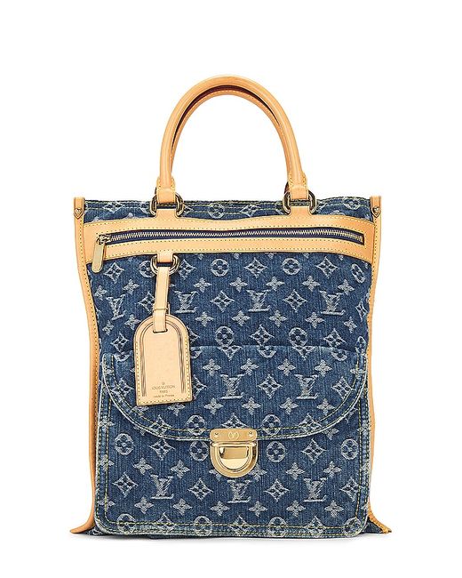 FWRD Renew Louis Vuitton Monogram Denim Tote Bag