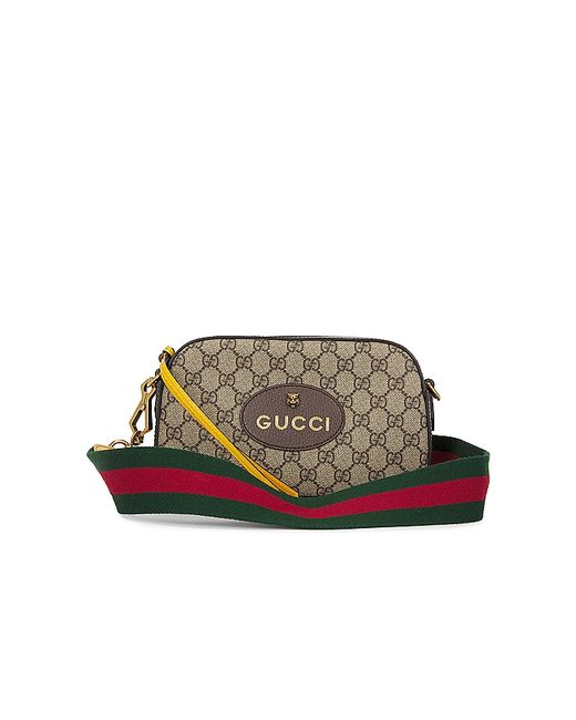 FWRD Renew Gucci GG Supreme Tiger Shoulder Bag