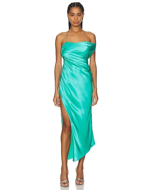 The Sei Asymmetrical Bardot Dress Teal. also 0