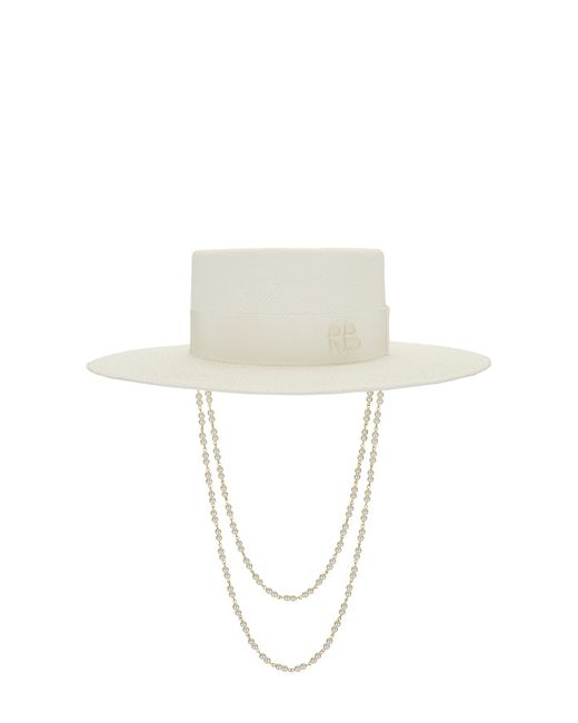 Ruslan Baginskiy Double Chain Strap Boater Hat also XS.