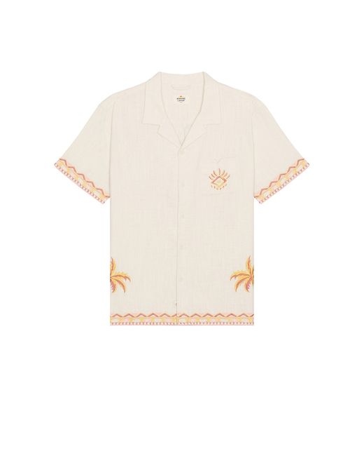 Marine Layer Placed Embroidery Resort Shirt S 1X.