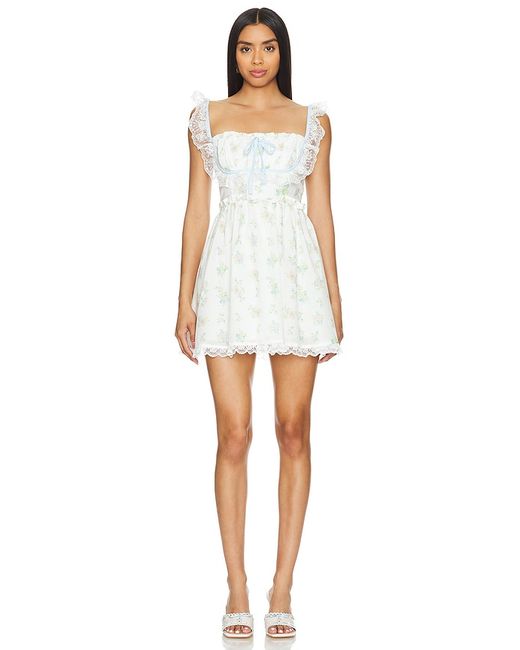 For Love and Lemons Sage Mini Dress also L