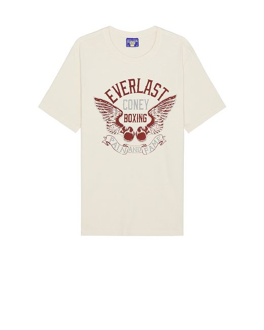 Coney Island Picnic x Everlast Fame Garment Dyed Tee Nude. also