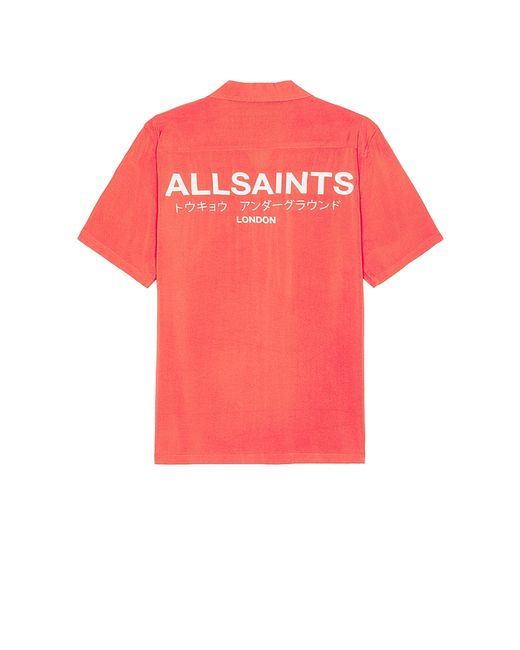 AllSaints Underground Short Sleeve Shirt 1X.