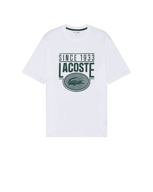 Lacoste Large Croc Loose Fit Tee
