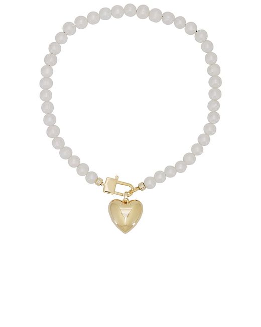 joolz by Martha Calvo Heart Pearl Necklace