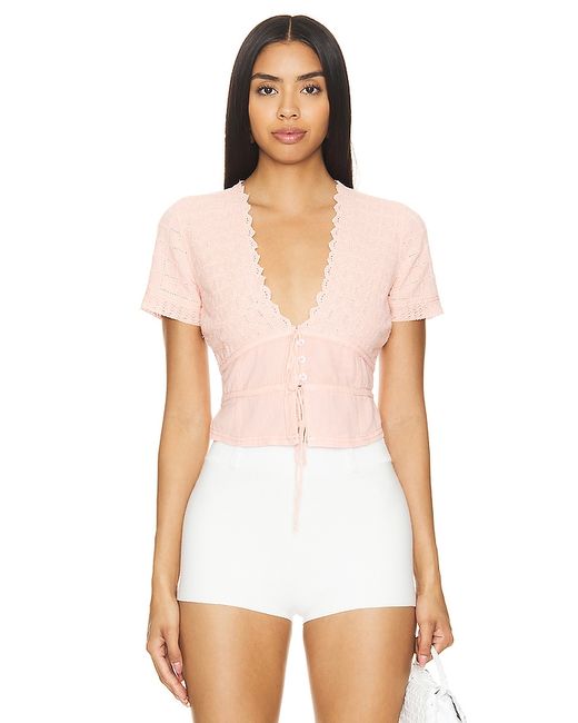 Free People x Riviera Top Rose. also