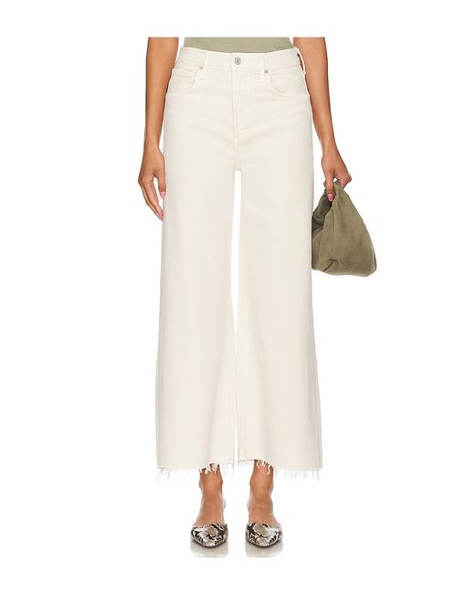 Citizens of Humanity Lyra Crop Wide Leg Ivory. also 34.