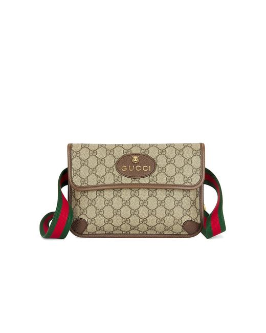FWRD Renew Gucci GG Supreme Taiga Shoulder Bag