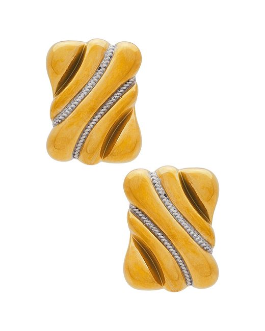Amber Sceats Octavia Earrings Metallic