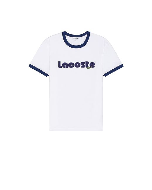 Lacoste Regular Fit Tee Navy. also