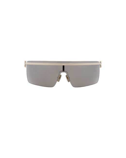 Miu Miu Shield Sunglasses Metallic Gold.