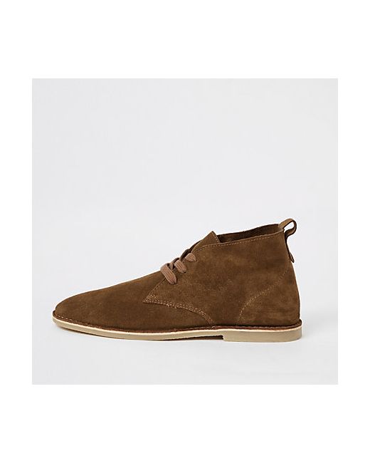 River Island suede lace-up desert boots